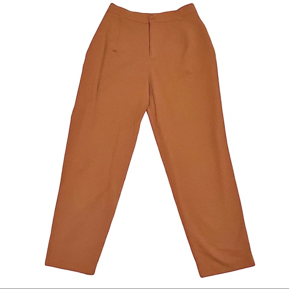 Zara Pants - Zara Trf Collection | High-Waist Boyfriend Trousers | Ankle Length | Size Medium